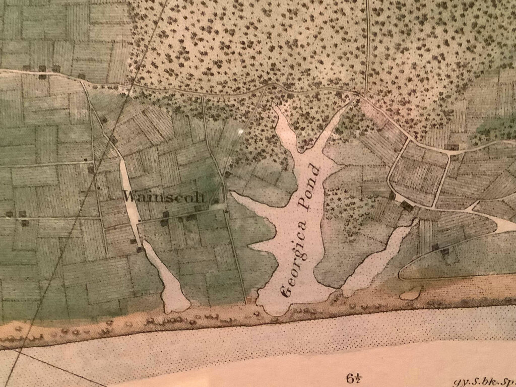 Old Map 1857 Wainscott